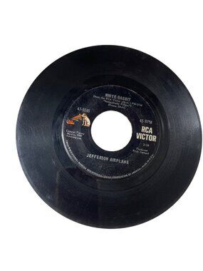 Jefferson Airplane White Rabbit/Plastic Fantastic Lover 45 RPM RCA Victor Vinyl